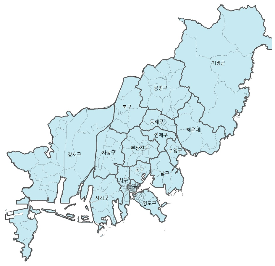 택시운전자격증 자격시험 부산지리 기출문제.